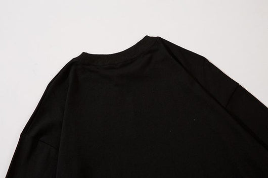 Sudadera Oversize Gótica Punk con Estampado - Manga Larga Estilo Harajuku - Image 7