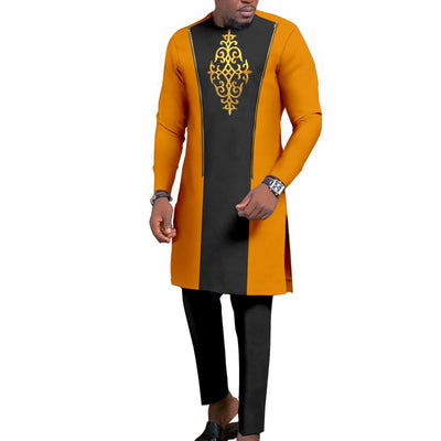 Conjunto de Dos Piezas de Algodón Bronceado para Hombre - Image 12