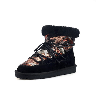 Botas de Nieve con Forro de Lana y Bandaje de Soporte - Image 7