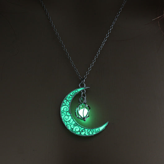 Collar Colgante Luminoso Plateado - Cadena de Plata - Image 5