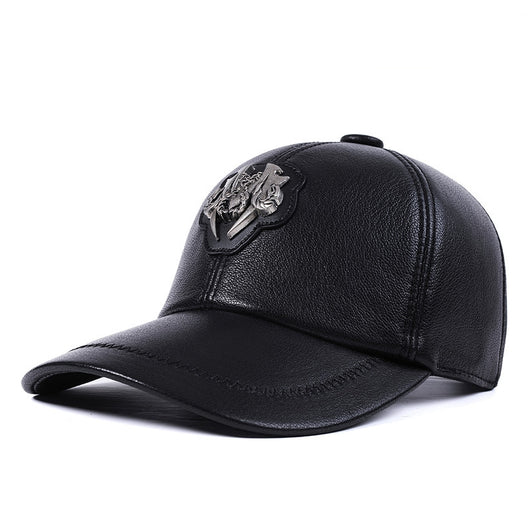 Gorra de Cuero Genuino con Visera - Unisex Piel de Cabra - Image 2