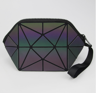 Neceser Geométrico Organizador de Maquillaje Plegable para Viajes - Image 5