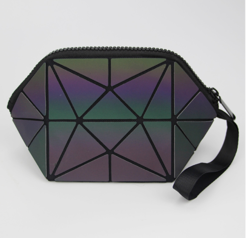 Neceser Geométrico Organizador de Maquillaje Plegable para Viajes - Image 5