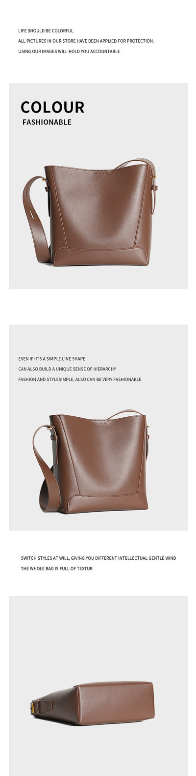 Bolso Bandolera de Cuero para Mujer con Amplia Capacidad - Image 16
