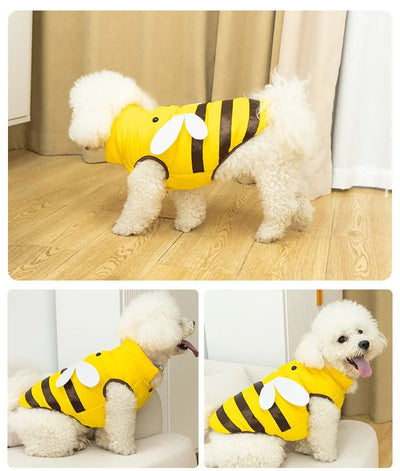 Abrigo para Perros Abejitas - Chamarra Térmica para Invierno Tallas Pequeña, Mediana y Grande - Image 11