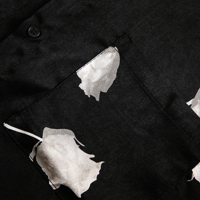 Camisa Casual de Manga Corta Rosa para Hombre - Image 9
