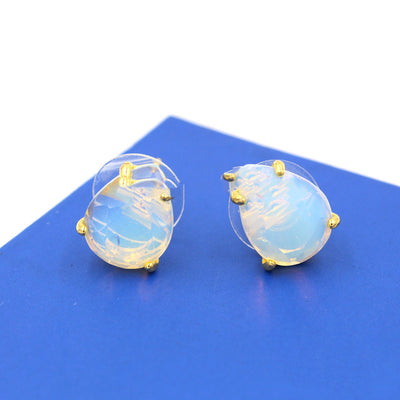 Aretes de Cristal Facetado con Gota - Elegancia Minimalista para Mujer - Image 8