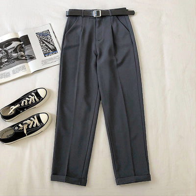 Pantalón Harem de Talle Alto para Mujer con Cinturón Integrado - Image 12