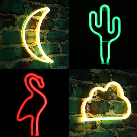 Luces de Neón LED para Fiestas y Decoración del Hogar