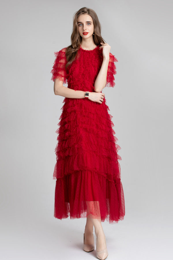 Vestido de Malla Celebridad Atrevido - Image 14
