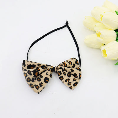 Conjunto de Máscara Media Cara y Diadema Estampado Leopardo para Halloween - Image 3