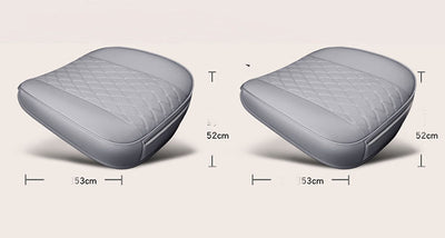 Funda de Asiento de Auto Premium en Cuero Completo con Respaldo Ergonómico - Image 13