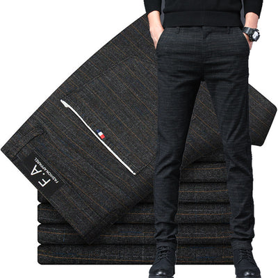 Pantalones Casuales Hombre Slim Fit Microelásticos Estilo Coreano - Image 3