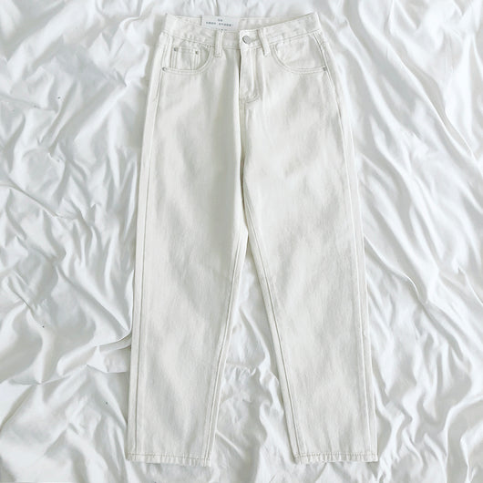Pantalón Vaquero Vintage Cintura Alta Slim Fit Lavado Claro - Image 2