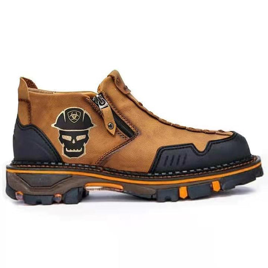 Botas Cortas Calavera Estilo Europeo y Americano para Hombre - Image 12