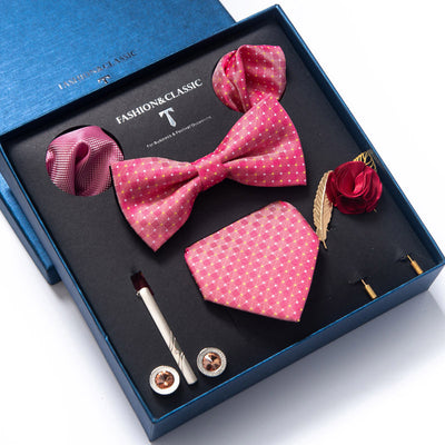 Conjunto de 8 Piezas de Corbatas para Traje Formal de Hombre - Image 9