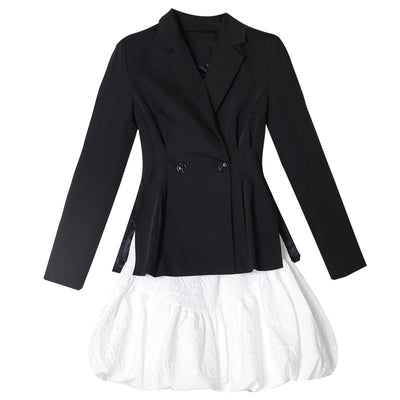 Conjunto de Traje Ejecutivo Blanco con Falda Corta para Mujer - Image 10