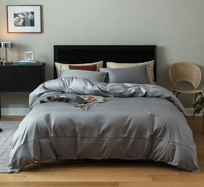 Juego de Sábanas Bordado de 4 Piezas - Comodidad y Estilo Simple - Image 26