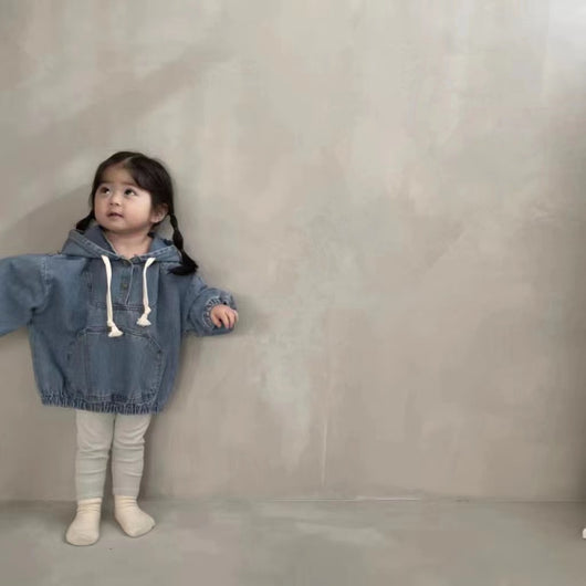 Sudadera Denim con Capucha para Bebés Niños y Niñas - Image 5