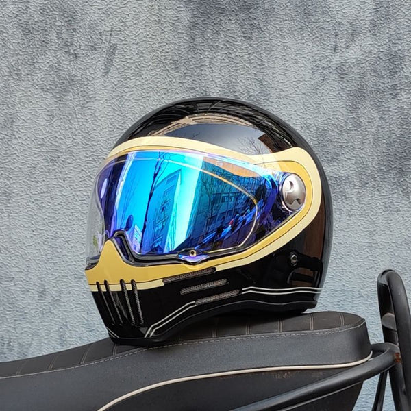 Casco Retro Harley Certificado para Motocicleta - Hombre y Mujer - Image 5