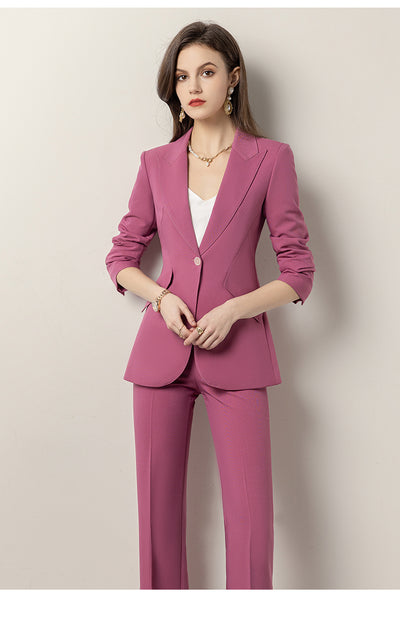 Traje Primavera Rojo Rosa para Mujer - Image 3