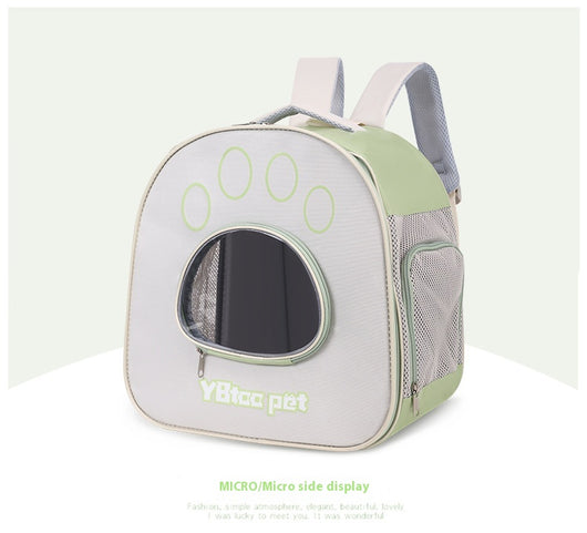 Mochila Transportadora Transparente para Mascotas con Doble Correa - Image 12
