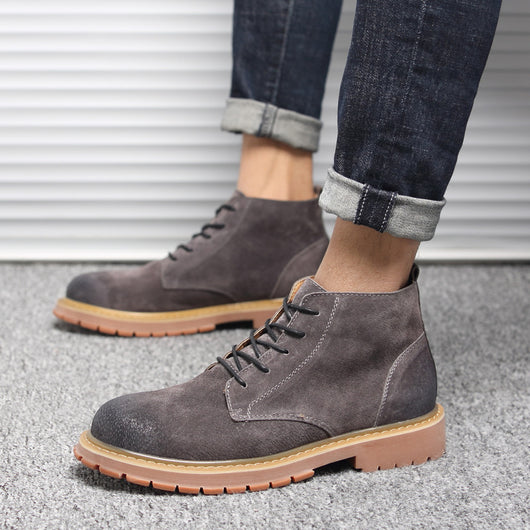 Zapatos de Trabajo Estilo Británico Transpirables Corte Medio - Image 7