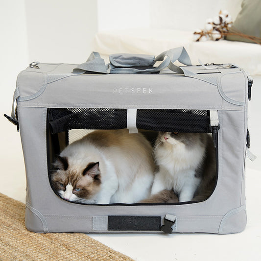Bolsa de Transporte Plegable para Gatos y Mascotas Grandes