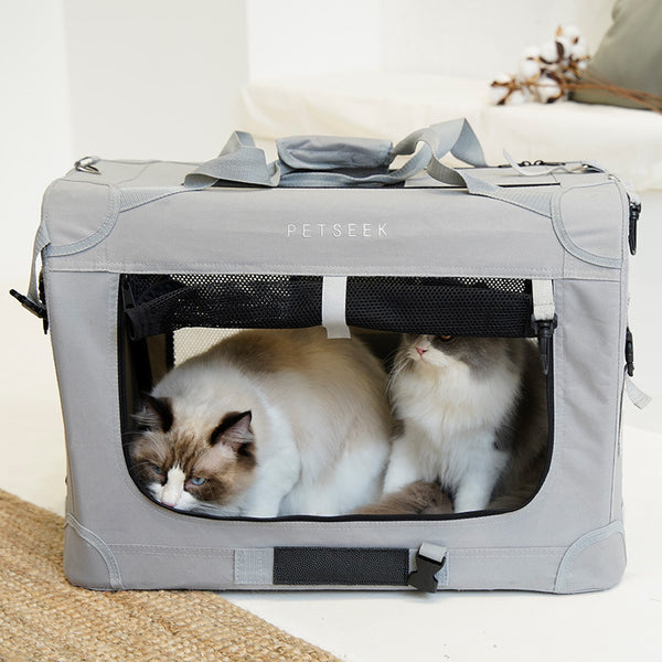 Bolsa de Transporte Plegable para Gatos y Mascotas Grandes
