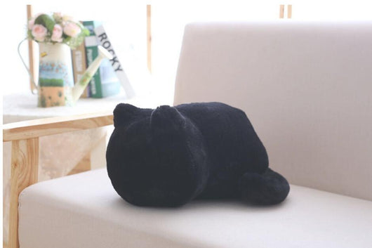 Gato de Peluche Negro Elegante - Juguete Decorativo Adorable para Regalos - Image 8