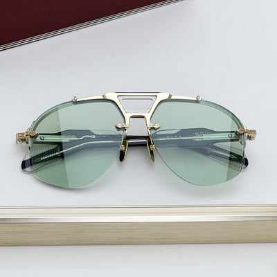 Gafas de Sol Piloto Metal Lujo Ligero - Protección UV Estilo INS - Image 25