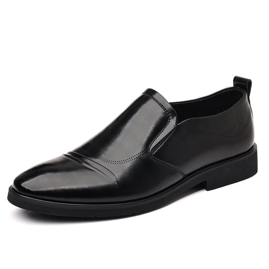 Zapatos Ejecutivos Slip-On de Cuero Vintage Talla Grande para Hombre - Image 14