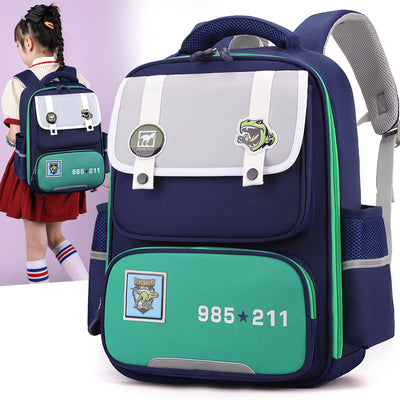 Mochila Escolar Estilo Británico Ligera y Resistente - Image 4