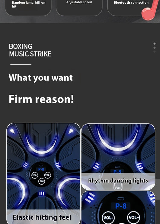 Máquina de Boxeo Inteligente con Sensor Musical para Entrenamiento en Casa - Image 19