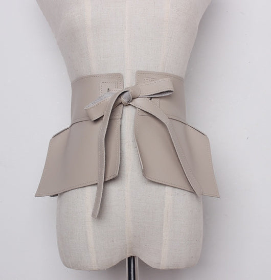 Cinturón Ancho Europeo con Moño para Mujer - Accesorio Versátil y Elegante - Image 4