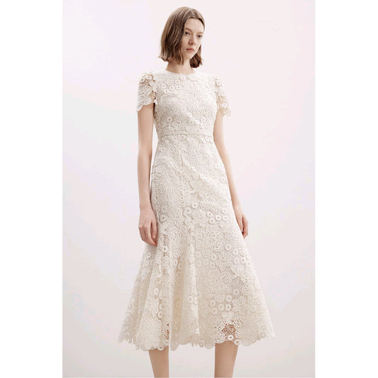 Vestido Ajustado con Encaje Elegante para Mujer - Image 2
