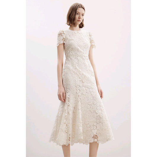 Vestido Ajustado con Encaje Elegante para Mujer - Image 2