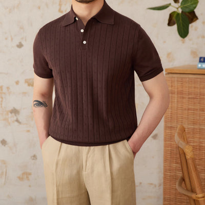 Polo Retro Algodón Puro Transpirable Corte Gentleman - Image 2