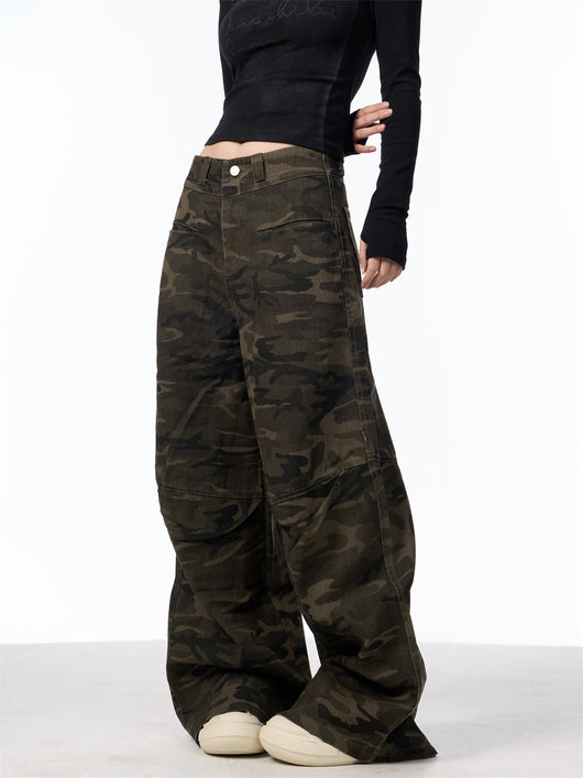 Pantalones Vaqueros Camuflaje Cintura Alta para Mujer - Comodidad y Estilo - Image 12