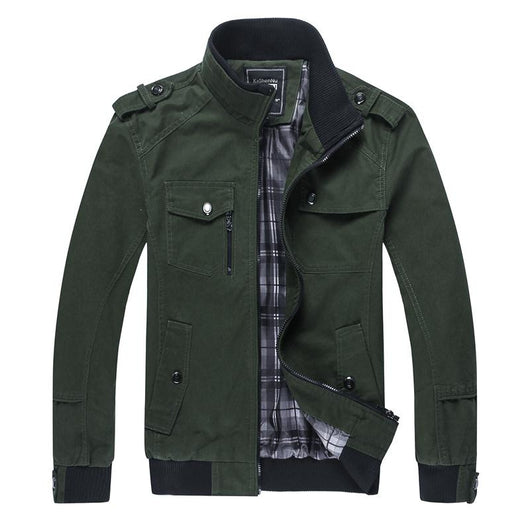 Abrigo Coreano de Algodón para Hombre Talla Grande - Image 5