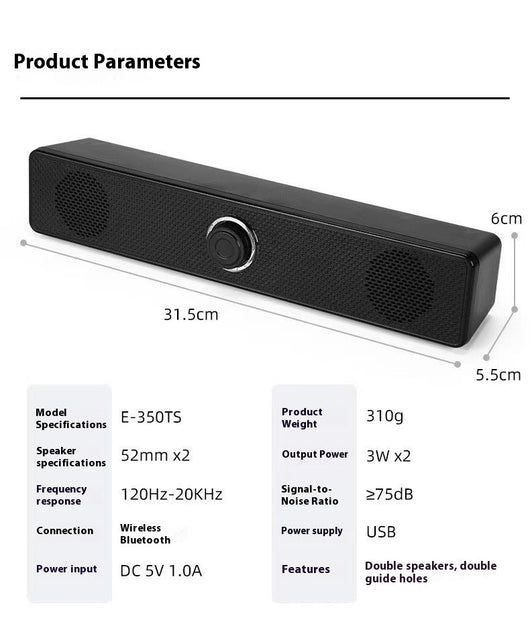 Parlante Bluetooth de Escritorio con Sonido Extra Bass - Image 20