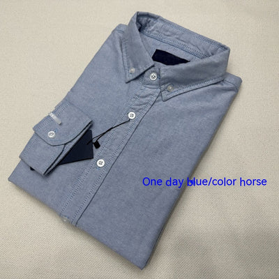 Camisa Manga Larga Hombre Business Casual Primavera Otoño - Image 11