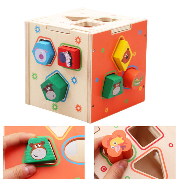 Caja de Inteligencia de Formas de Dibujos Animados para la Primera Infancia