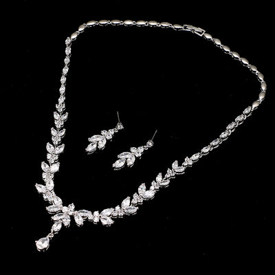 Conjunto Nupcial de Circón Elegante - Image 4
