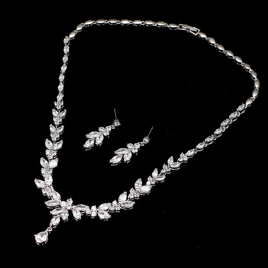 Conjunto Nupcial de Circón Elegante - Image 4