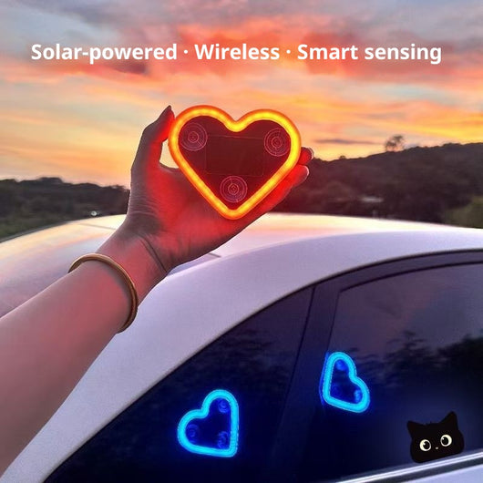 Luz LED Solar Inalámbrica para Ventanilla de Auto con Diseño de Corazón - Image 15