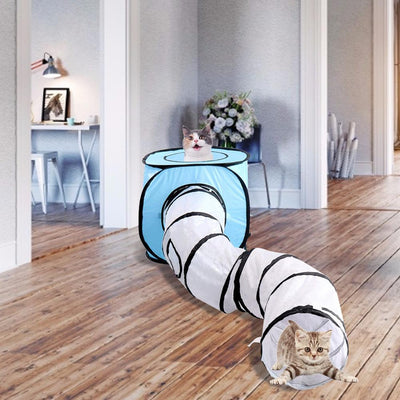 Túnel Plegable en S para Gatos - Juguete Interactivo de Diversión - Image 4