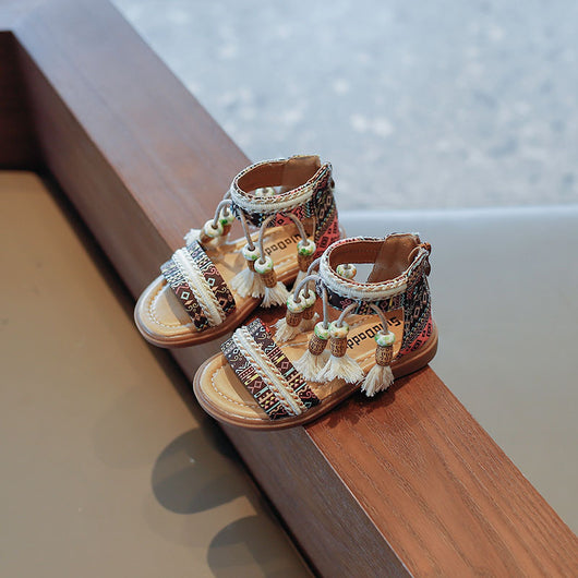 Sandalias de Playa Retro con Suela Blanda para Niños - Image 3