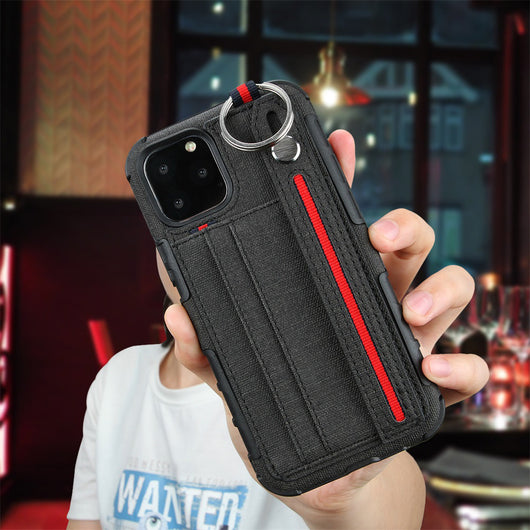 Funda para móvil con correa de cuero y protección premium - Image 11