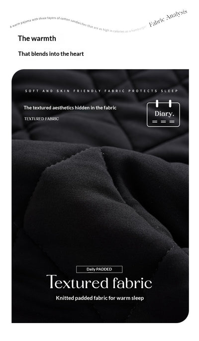 Pijama Acolchado de Tres Capas para Otoño e Invierno - Image 16